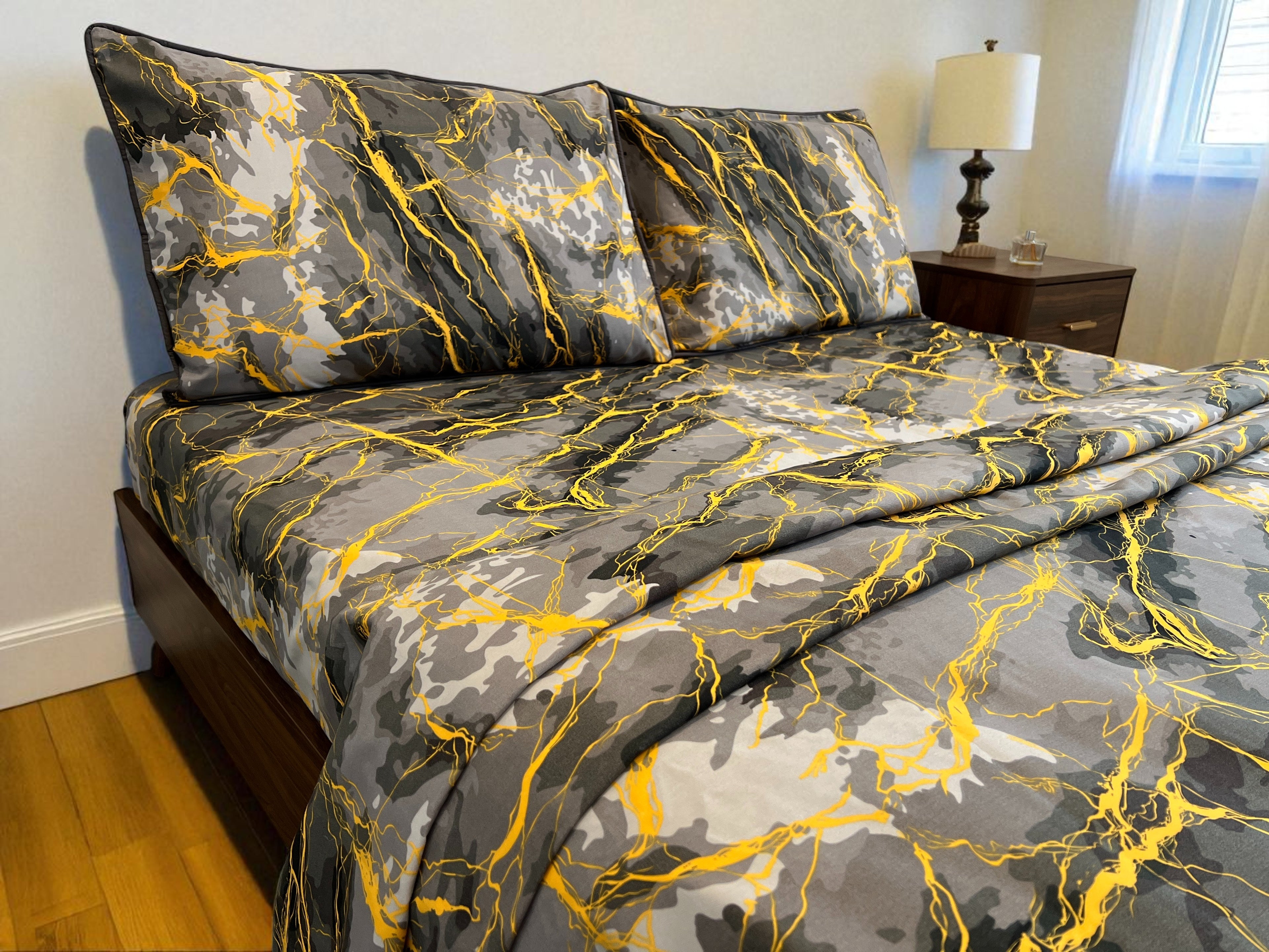 Grey Thunder Strike 3 Piece Double Set