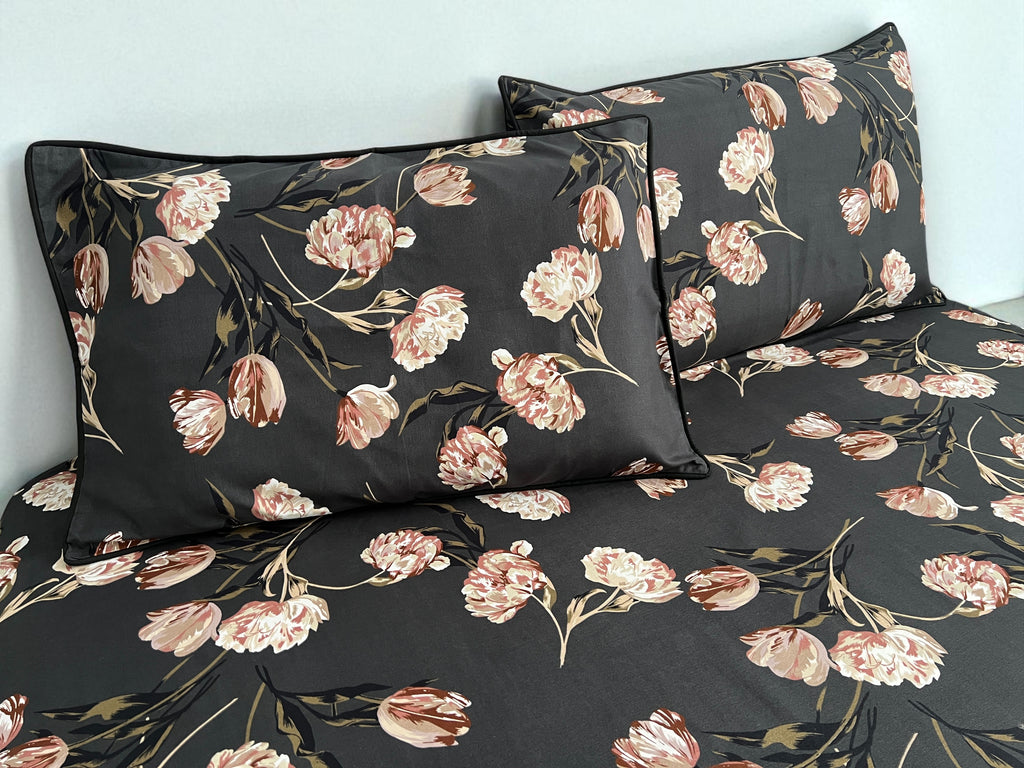 Charcoal Blossom King Set