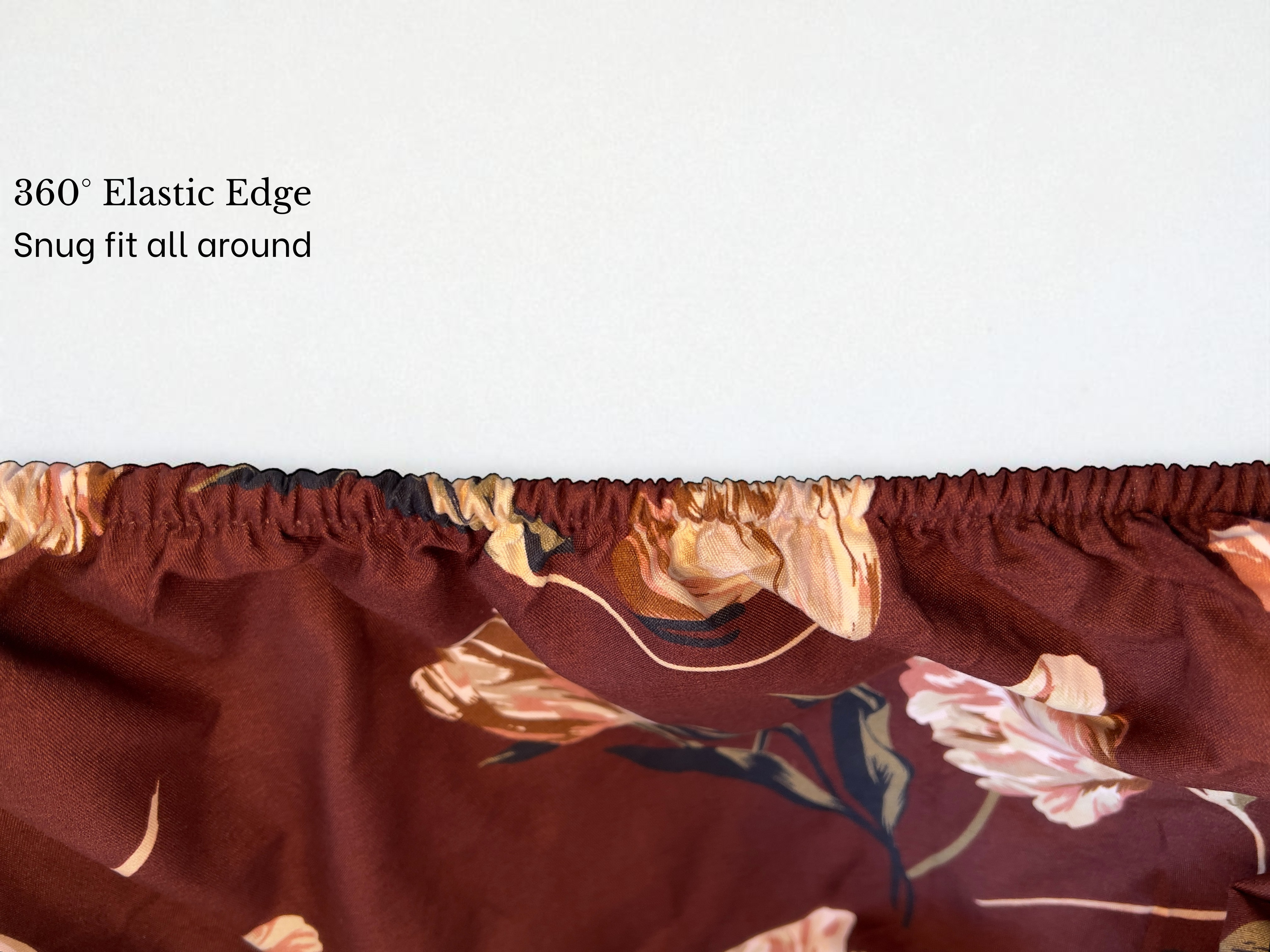 Mocha Blossom 4 Piece Queen Set