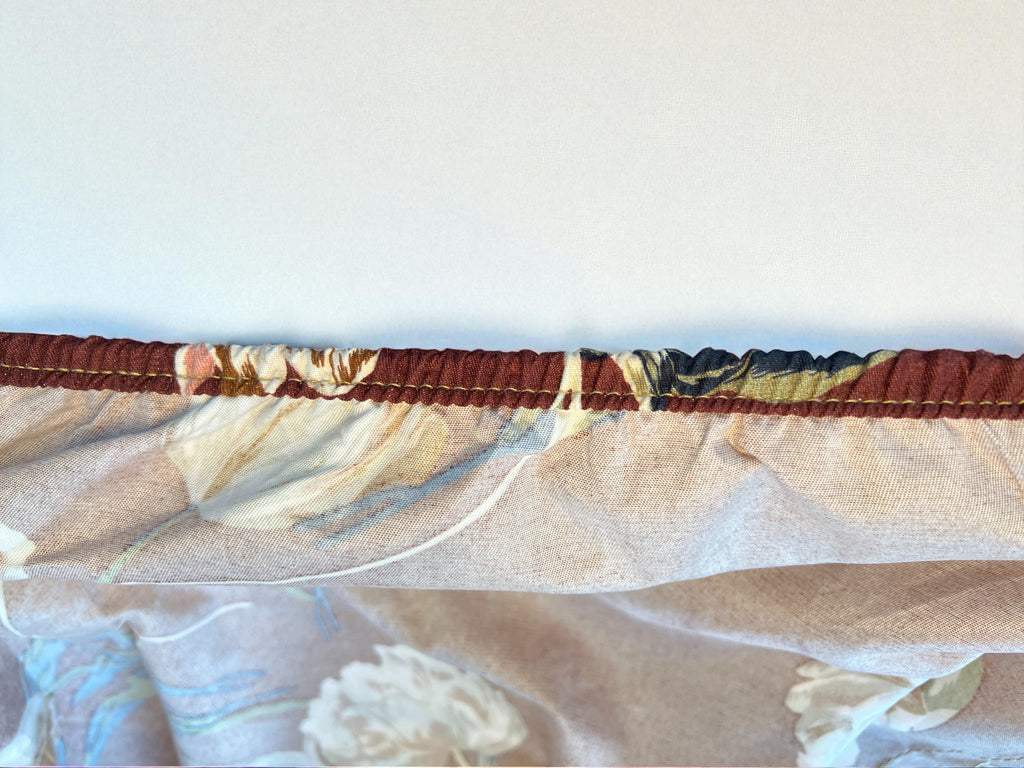 Mocha Blossom 4 Piece Queen Set