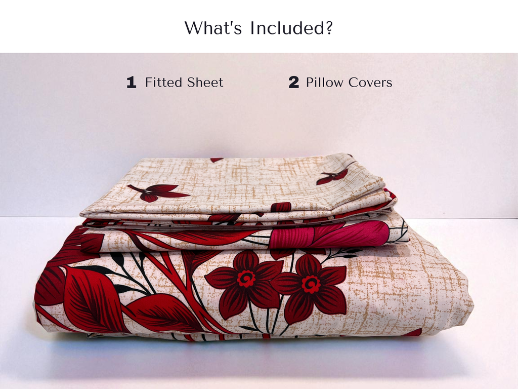 Blossom Charm Floral 3 Piece Double Set