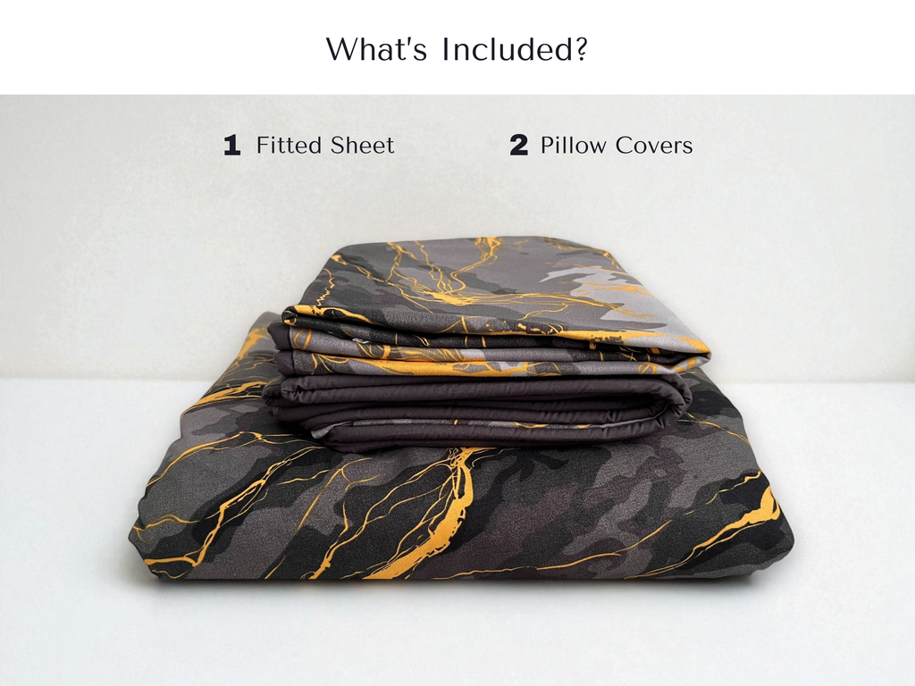 Grey Thunder Strike 3 Piece Double Set